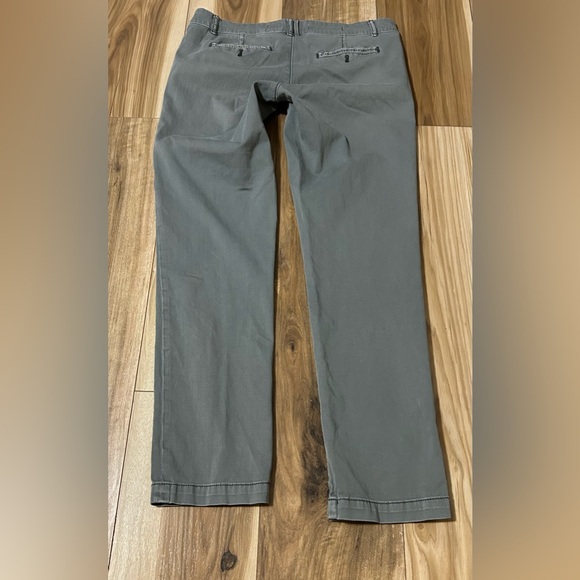 Pilcro Chinos Grayish Green Women's Trousers Pants Size 28 - Picture 9 of 10